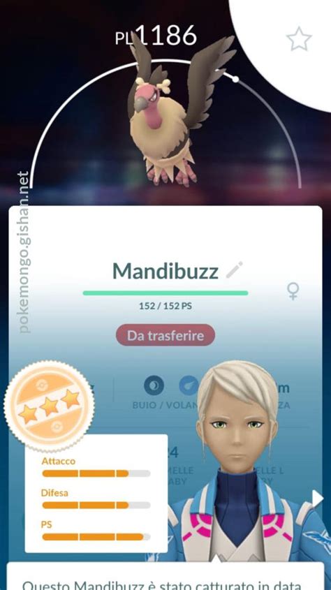mandibuzz pokemon go.
